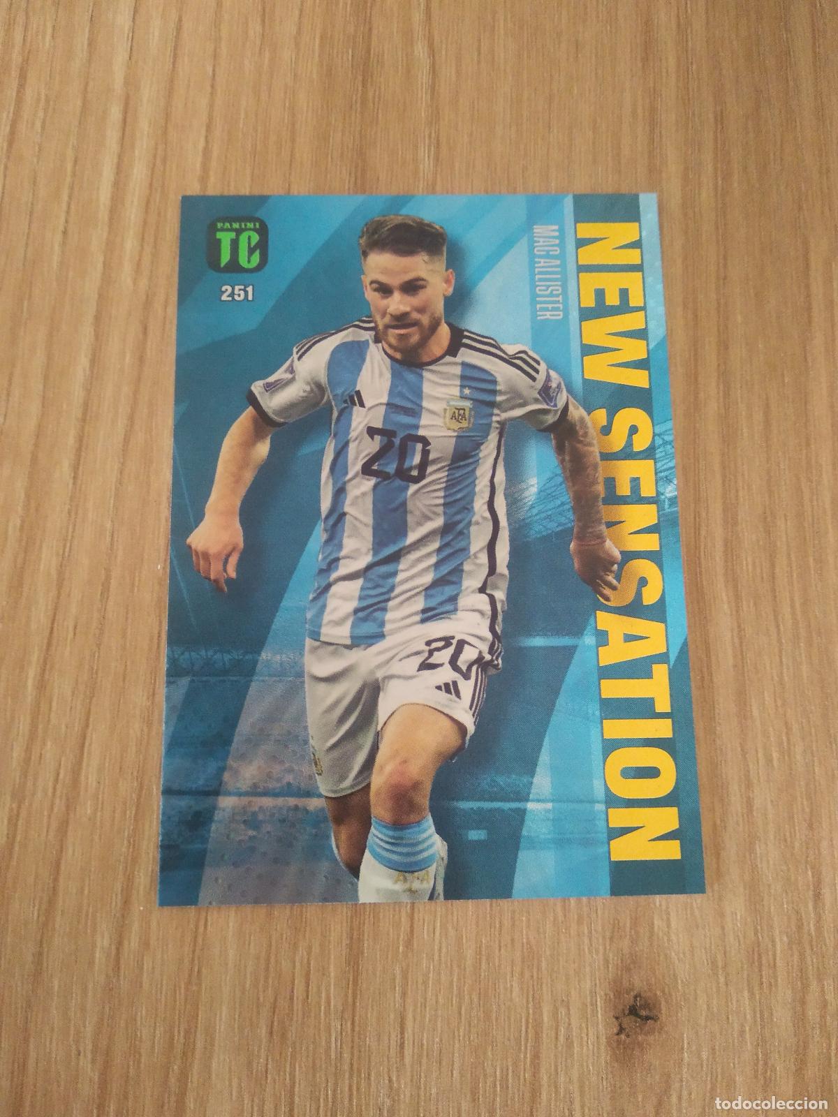 Figurine di Calcio: 251 MAC ALLISTER ARGENTINA CROMO TARJETA FUTBOL PANINI TOP CLASS 2023