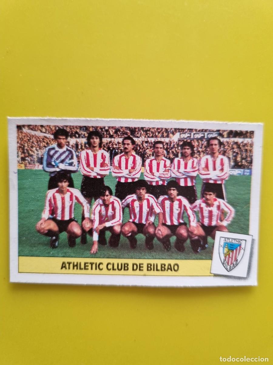 Figurine di Calcio: CROMO DE FUTBOL LIGA ESTE 86 87 1986 1987 ALINEACIONES DESPEGADO ATH BILBAO AR926