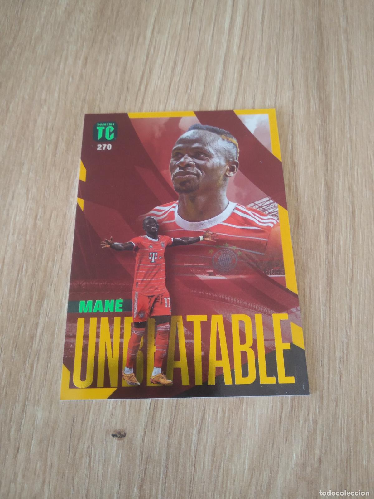 Fu&szlig;ball-Sticker: 270 MANE BAYERN MUNICH AMARILLO CROMO TARJETA FUTBOL PANINI TOP CLASS 2023