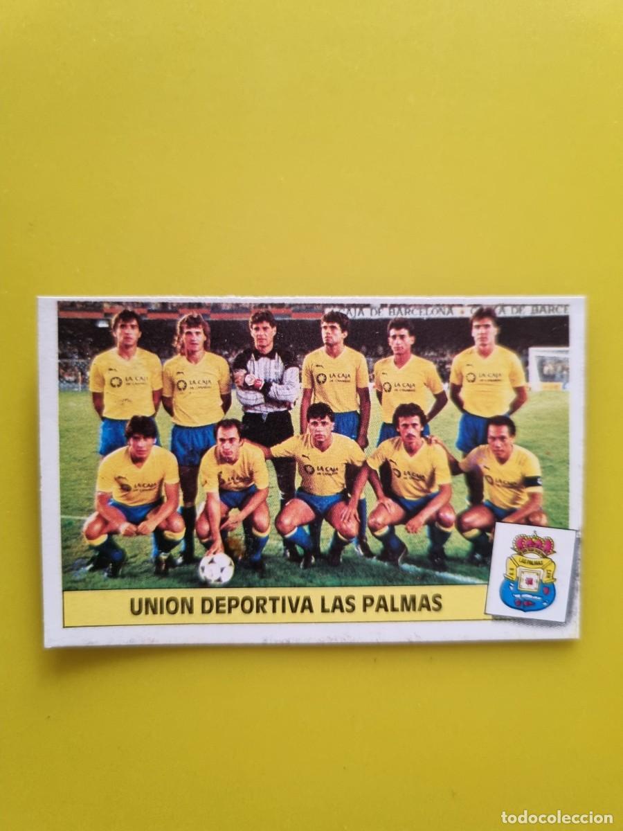 Fu&szlig;ball-Sticker: CROMO DE FUTBOL LIGA ESTE 86 87 1986 1987 ALINEACIONES DESPEGADO UD LAS PALMAS AR926