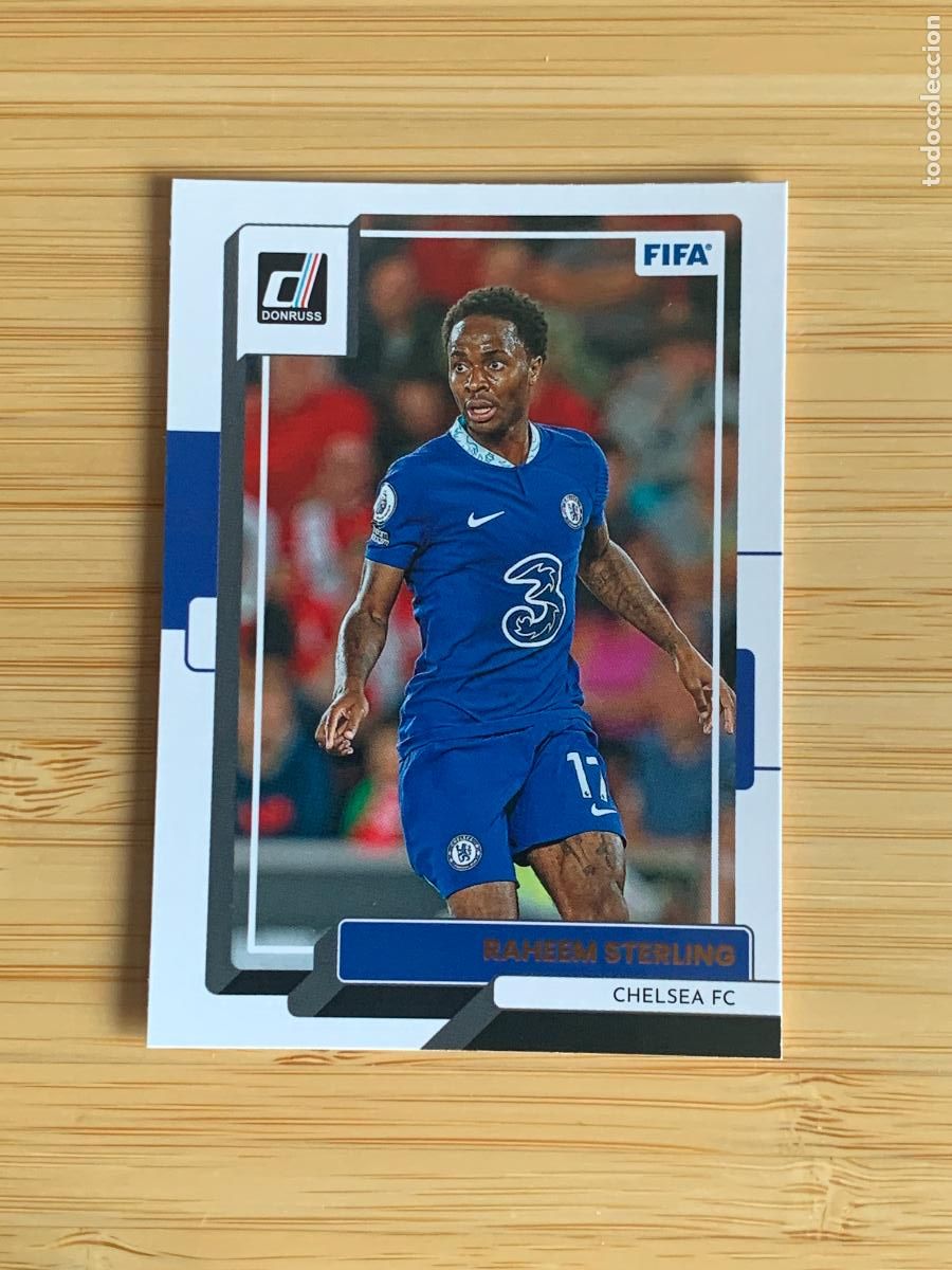 Fu&szlig;ball-Sticker: RAHEEM STERLING - CHELSEA FC - PANINI DONRUSS 2022/23