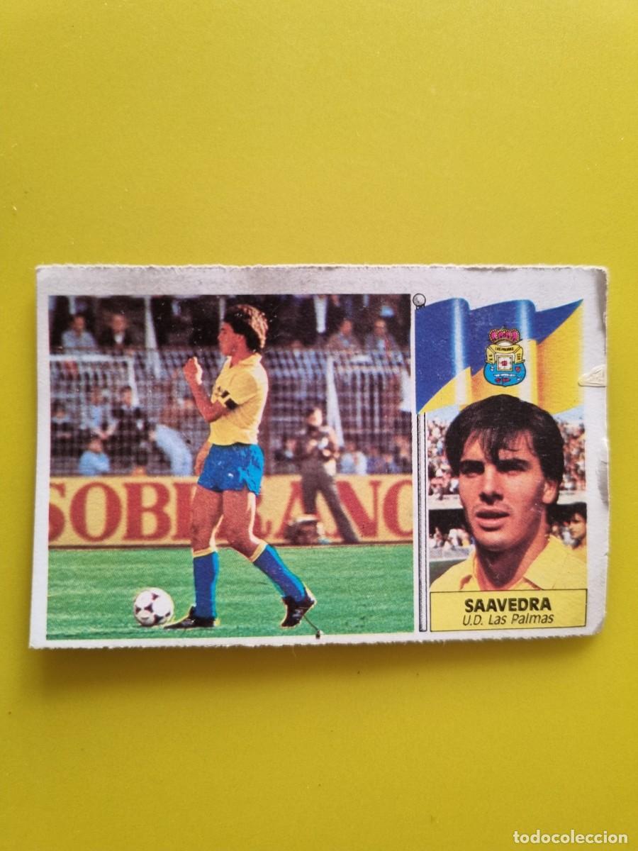 Fu&szlig;ball-Sticker: CROMO DE FUTBOL LIGA ESTE 86 87 1986 1987 SAAVEDRA DESPEGADO UD LAS PALMAS AR926