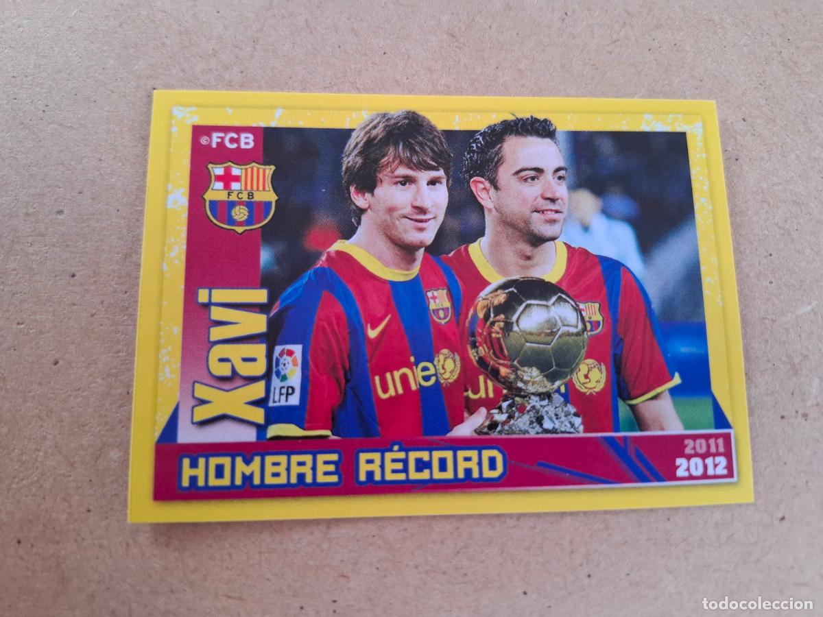 Figurine di Calcio: COLECCI&Oacute;N OFICIAL FC. BARCELONA 2011 2012 - PANINI - 119 MESSI / XAVI - (CP4)