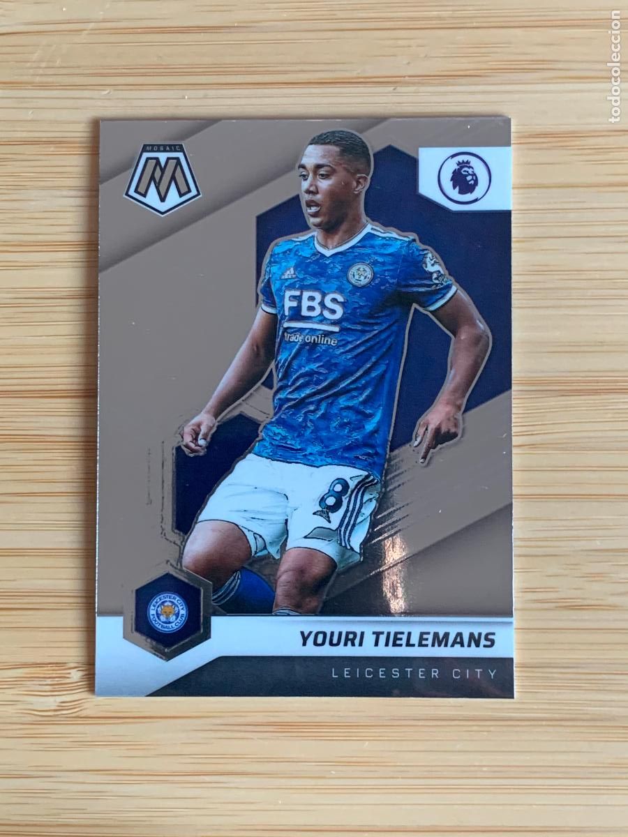 Football Stickers: YOURI TIELEMANS - LEICESTER CITY - PANINI MOSAIC EPL 2021
