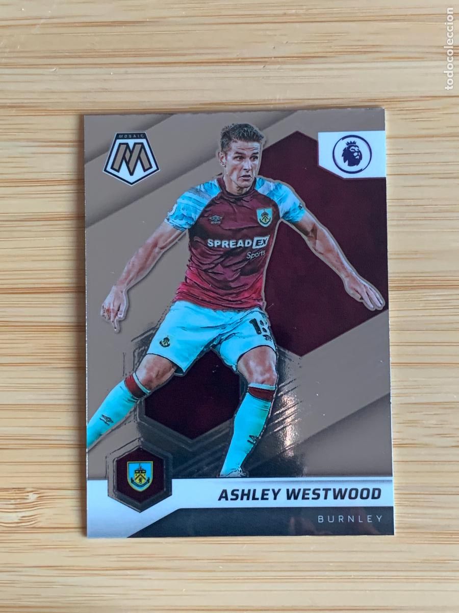 Football Stickers: ASHLEY WESTWOOD - BURNLEY - PANINI MOSAIC EPL 2021