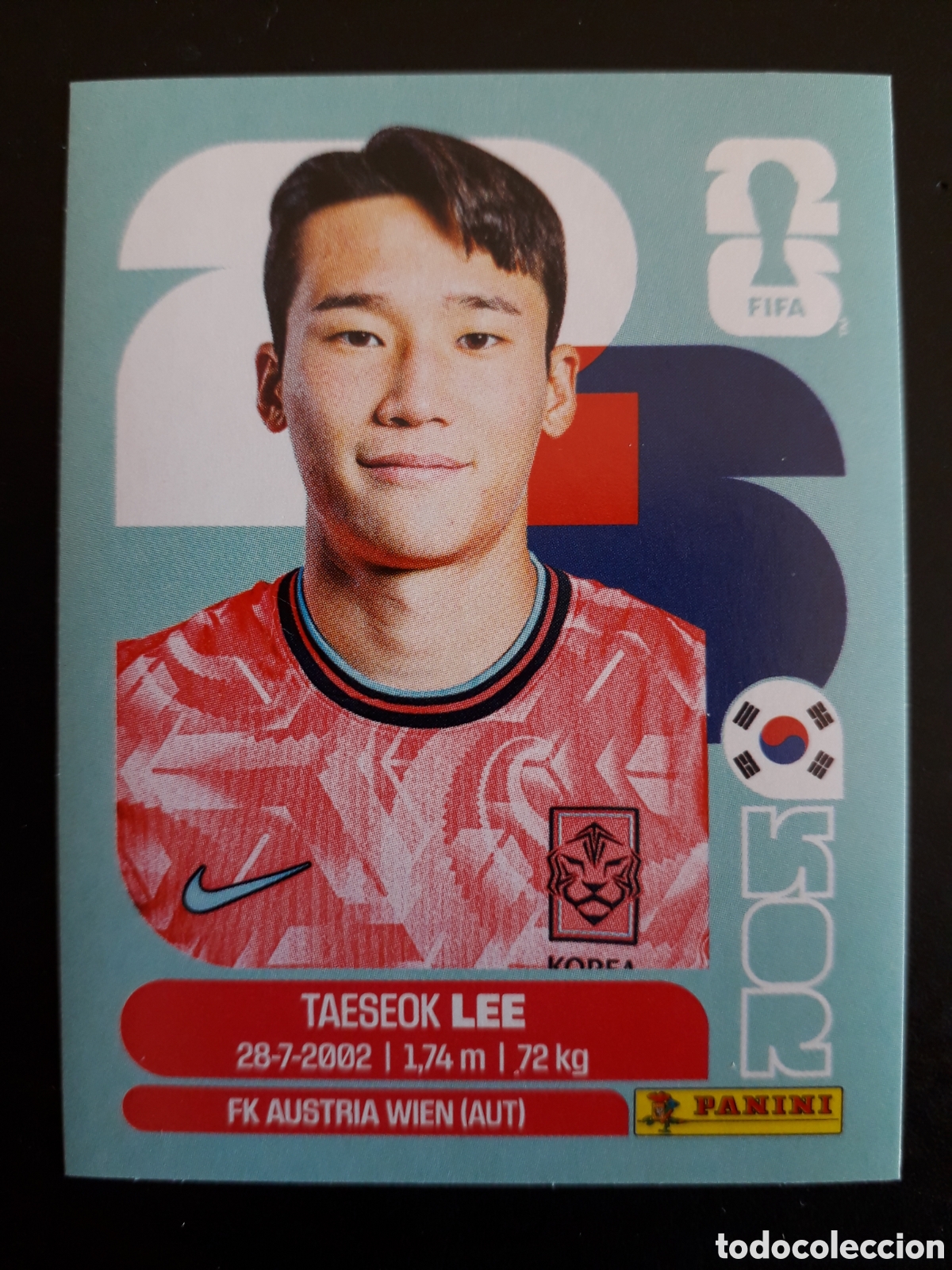 Figurine di Calcio: T LEE COREA DEL SUR KOR 8 MUNDIAL F&Uacute;TBOL 2026 FIFA WORLD CUP PANINI SIN PEGAR PEDIDO M&Iacute;NIMO 3&euro;