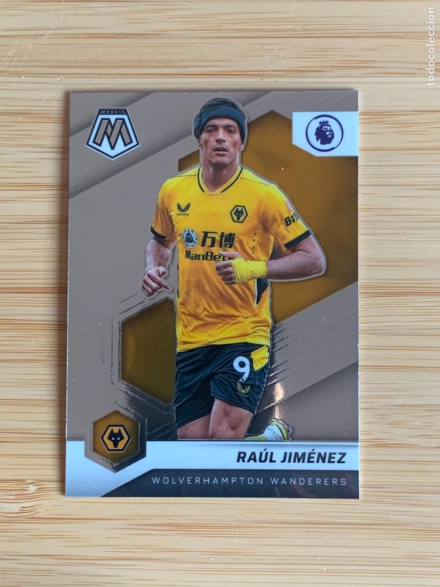 Figurine di Calcio: RAUL JIMENEZ - WOLVERHAMPTON - PANINI MOSAIC EPL 2021