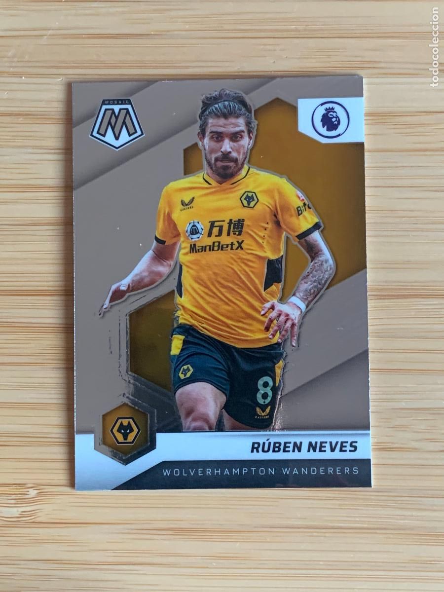 Figurine di Calcio: RUBEN NEVES - WOLVERHAMPTON - PANINI MOSAIC EPL 2021