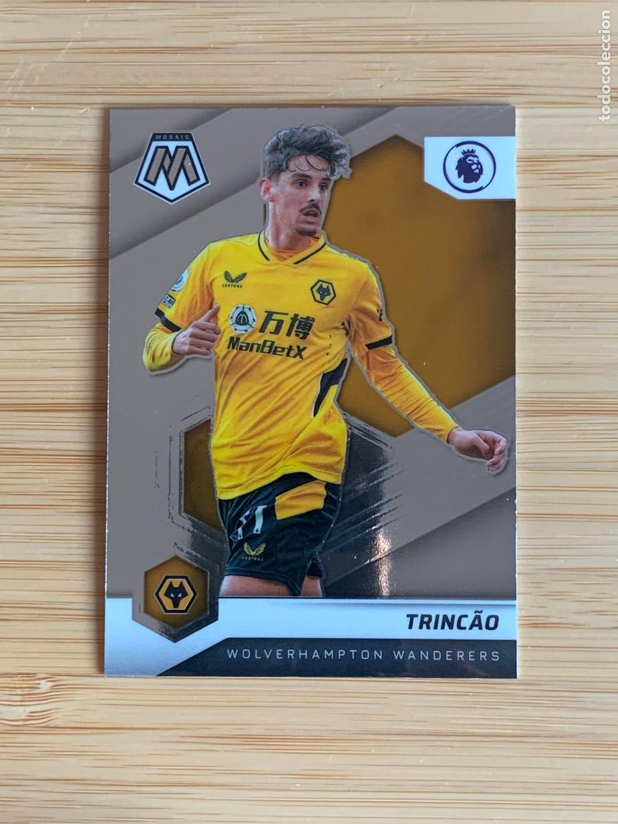 Cromos de f&uacute;tbol: TRINCAO - WOLVERHAMPTON - PANINI MOSAIC EPL 2021