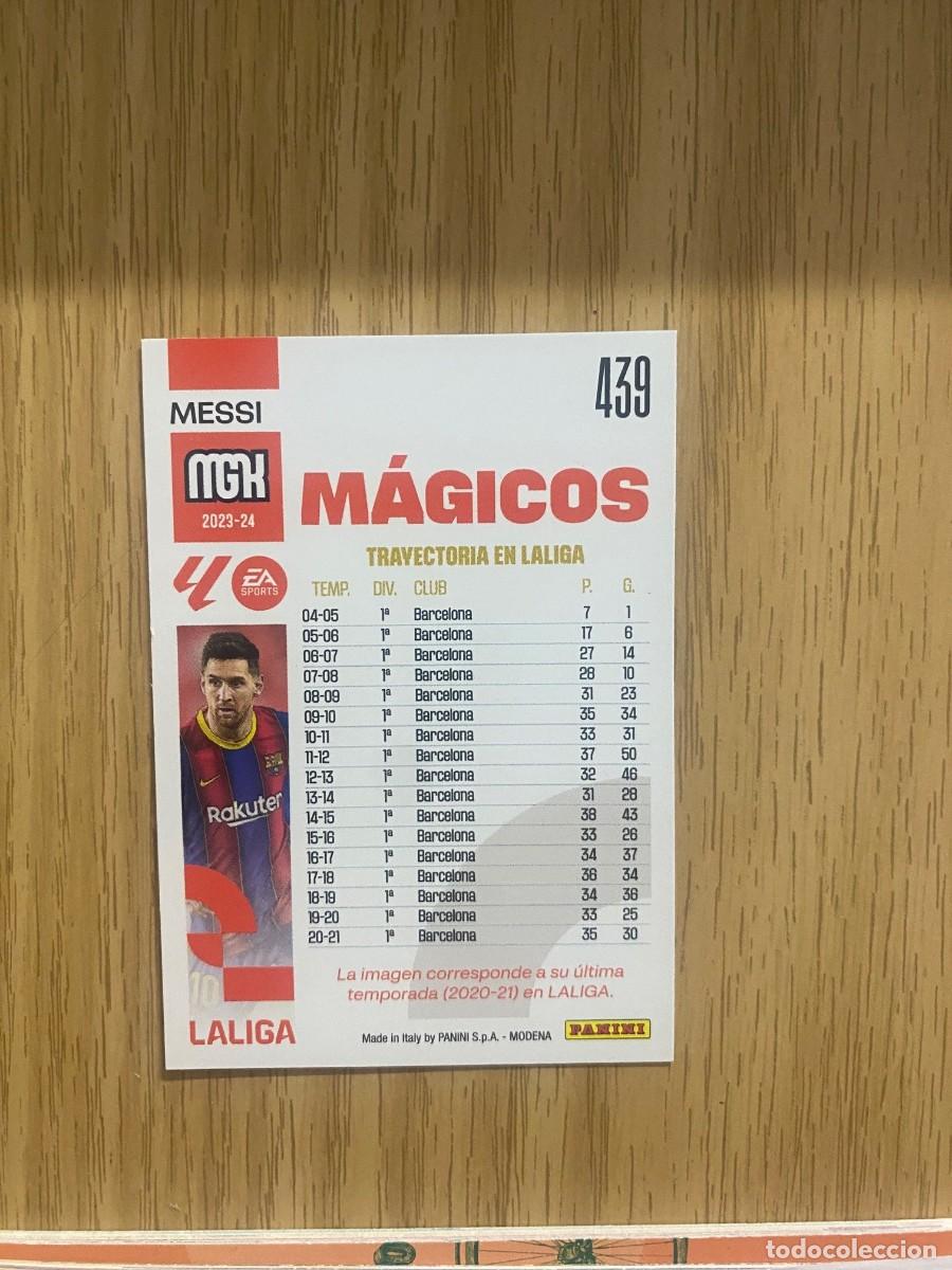 Cromos de f&uacute;tbol: MGK 2022-24 M&Aacute;GICOS MESSI - Foto 2