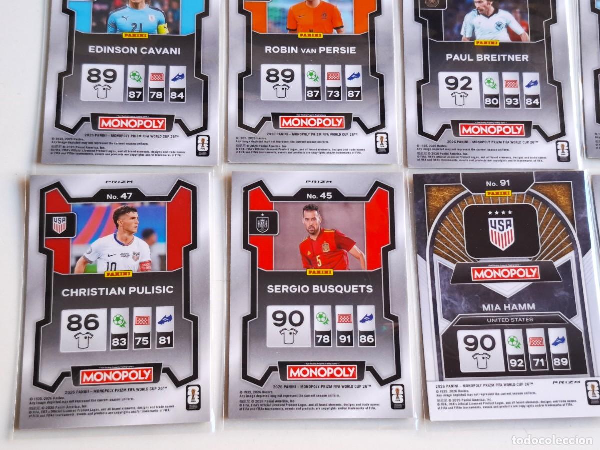 Cromos de f&uacute;tbol: LOTE TARJETAS MONOPOLY 2026 PANINI VARIAS - Foto 9
