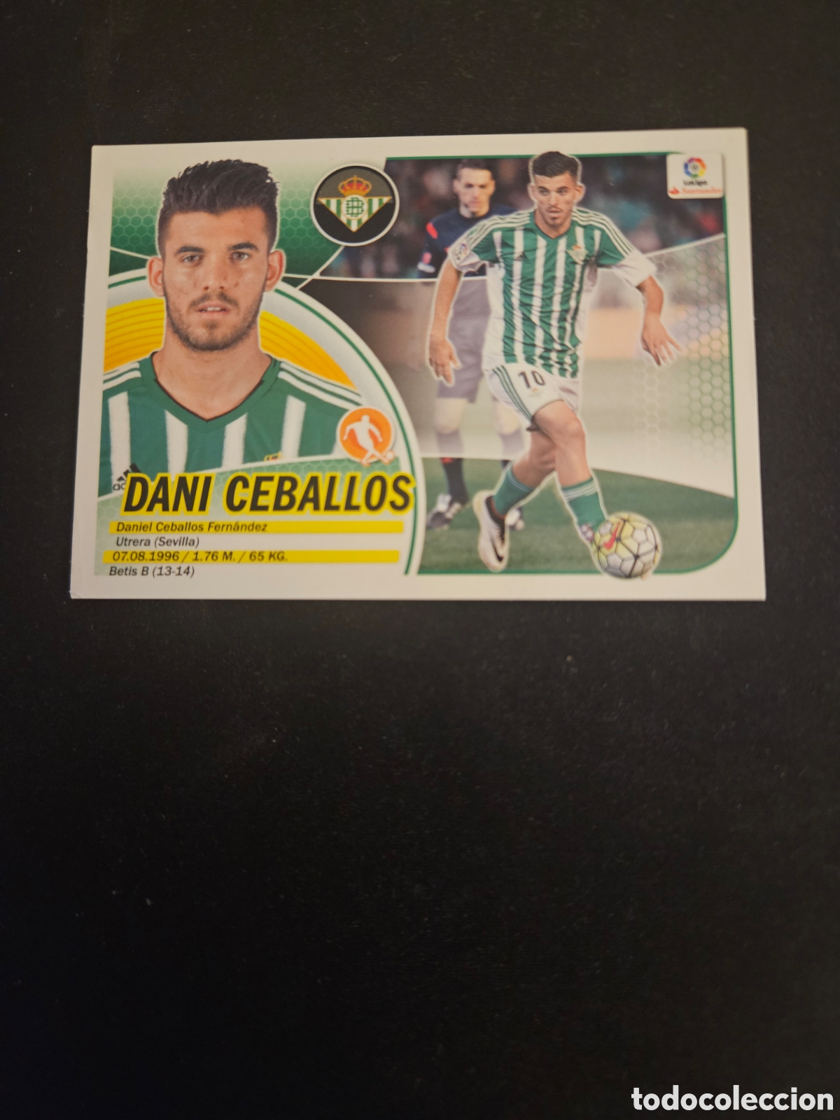 Figurine di Calcio: DANI CEBALLOS N&ordm; 12 REAL BETIS &ndash; LIGA ESTE 2016-17 PANINI
