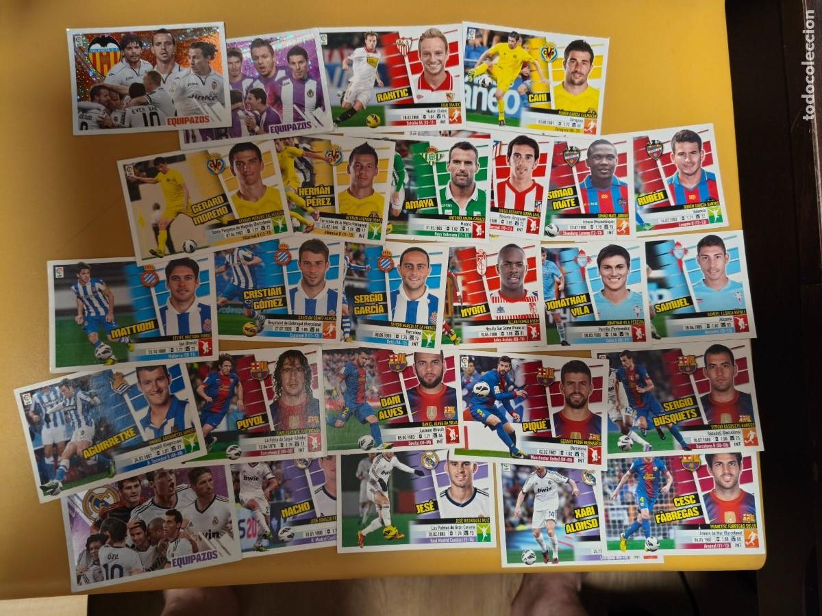 Football Stickers: liga 2013 14, contiene 26 cromos