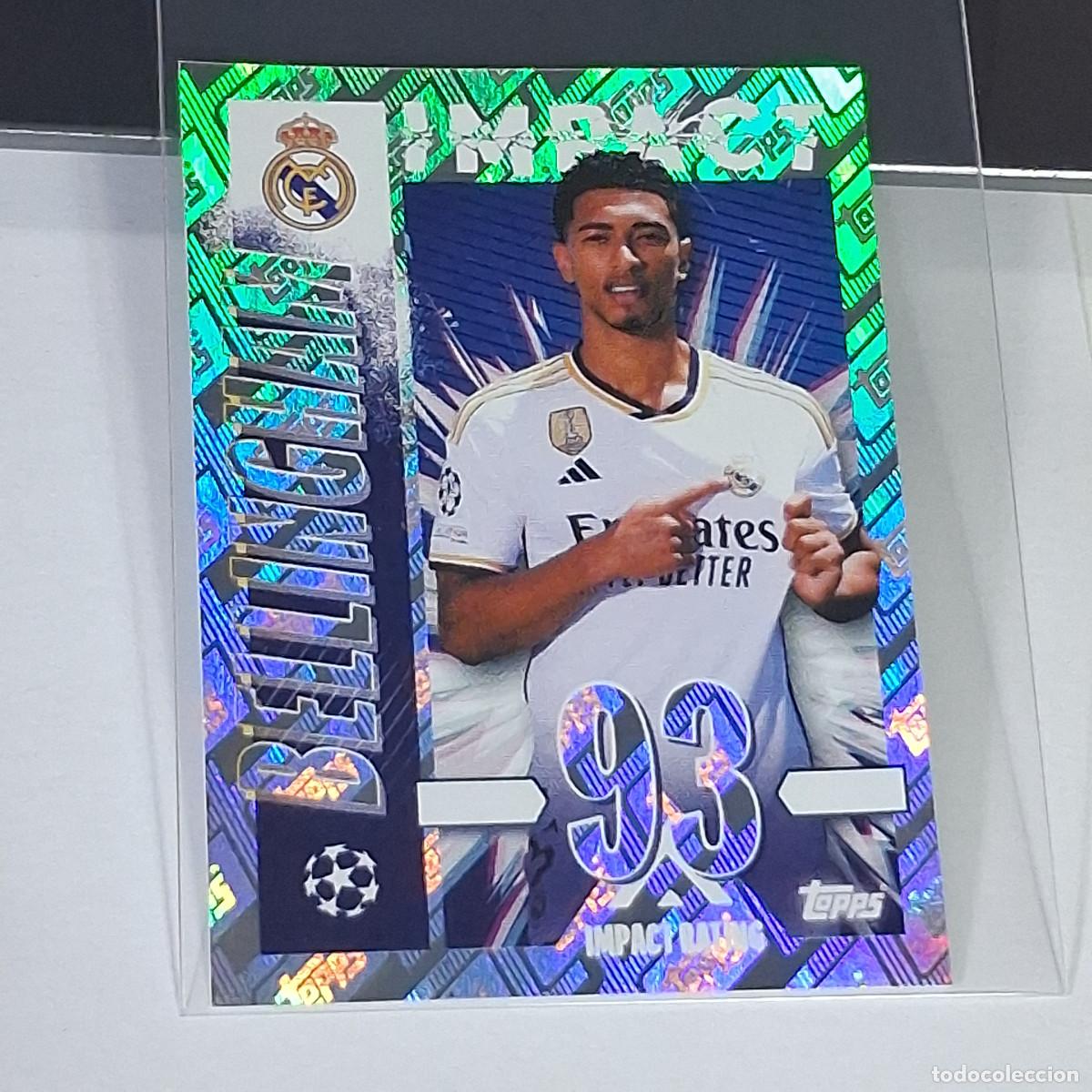 Cromos de Futebol: B63 426 JUDE BELLINGHAM IMPACT REAL MADRID CHAMPIONS STICKER 2023 2024 23 24 ALBUM TOPPS LEAGUE