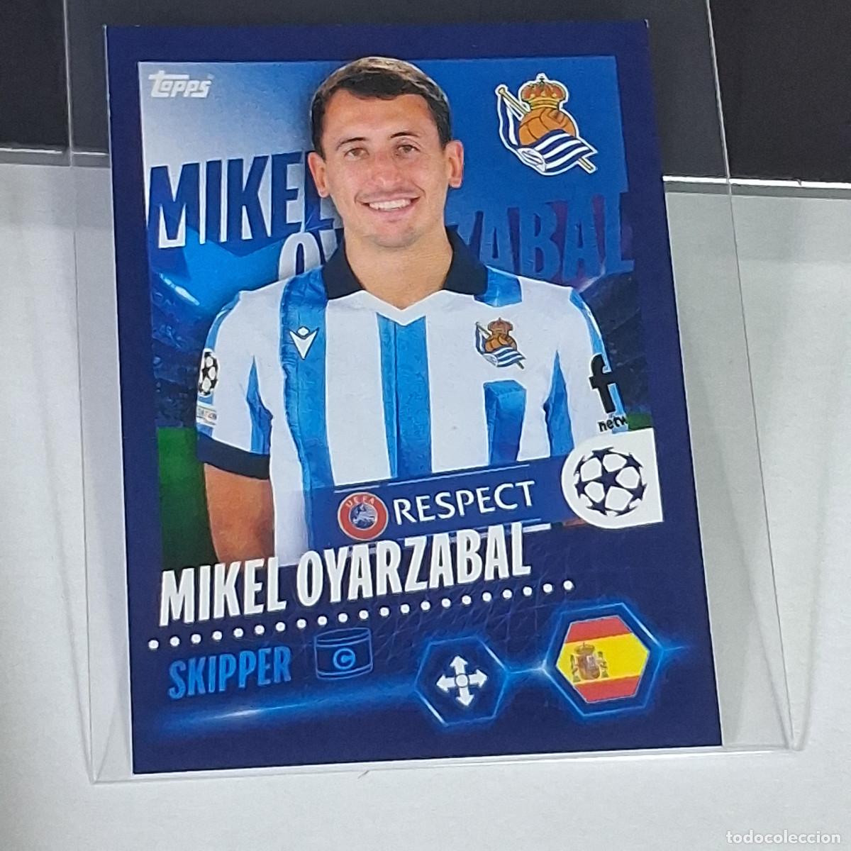 Cromos de Futebol: B63 439 MIKEL OYARZABAL REAL SOCIEDAD CHAMPIONS STICKER 2023 2024 23 24 ALBUM TOPPS LEAGUE