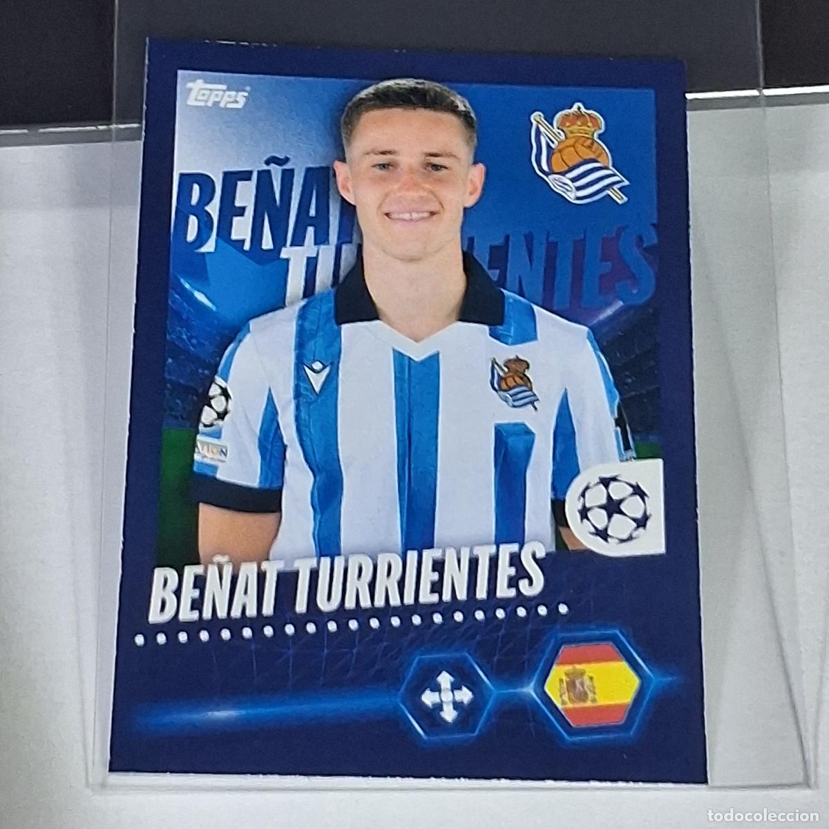 Fu&szlig;ball-Sticker: B63 440 BE&Ntilde;AT TURRIENTES REAL SOCIEDAD CHAMPIONS STICKER 2023 2024 23 24 ALBUM TOPPS LEAGUE