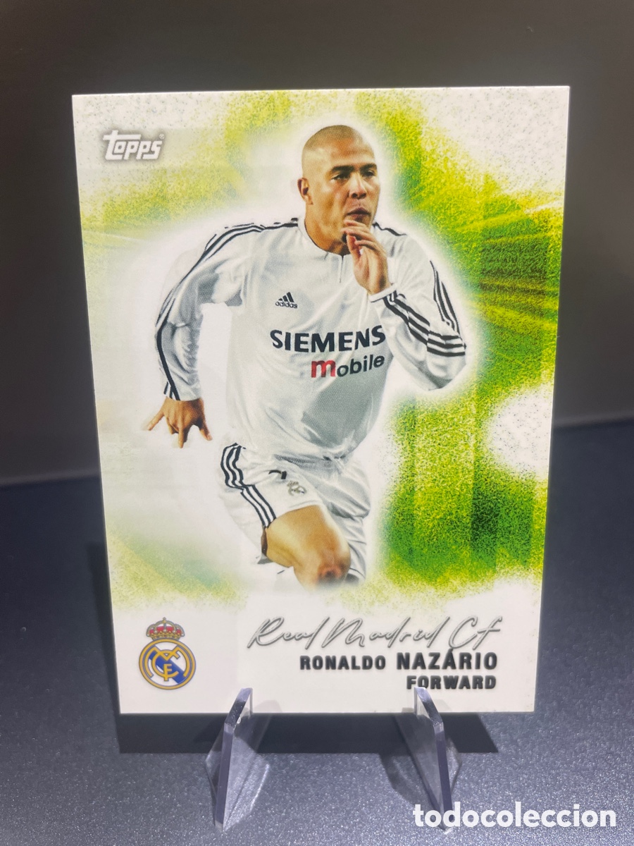 Football Stickers: Ronaldo Nazario 30 Pitch Pursuits Topps Team Set Real Madrid 2025-26