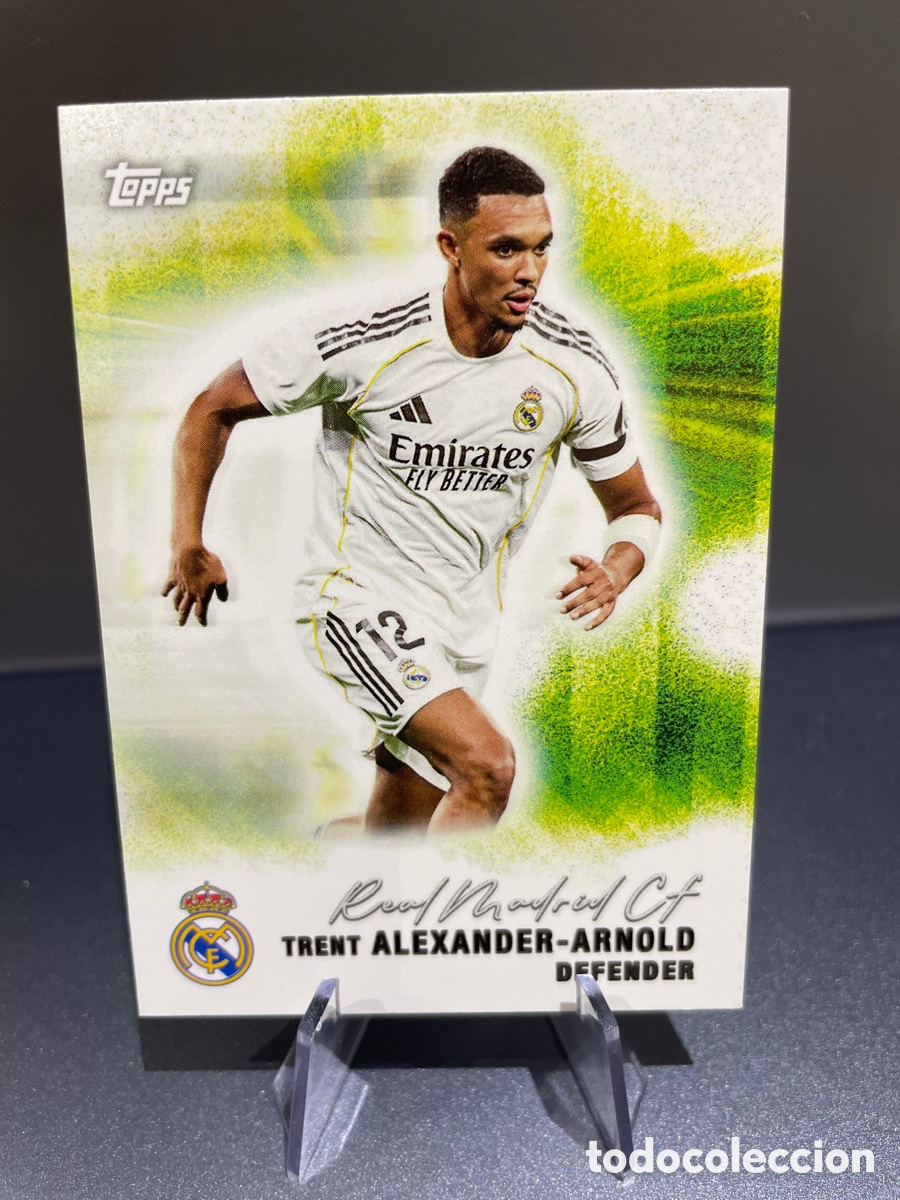 Football Stickers: Alexander-Arnold 27 Pitch Pursuits Topps Team Set Real Madrid 2025-26