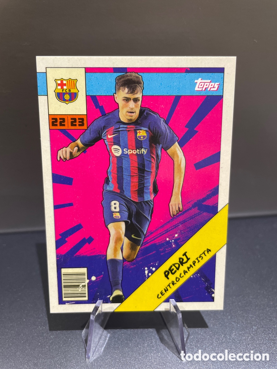 Cromos de f&uacute;tbol: Pedri BAH-5 Heroes FC Topps Barcelona Team Set 2022-23