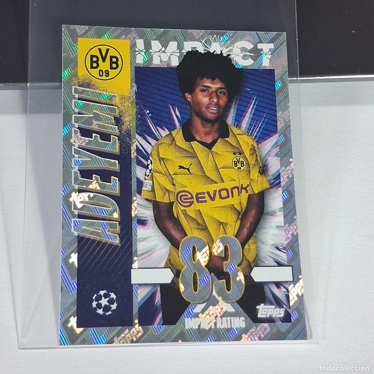 Cromos de Futebol: B65 103 ADEYEMI BORUSSIA IMPACT DORTMUND CHAMPIONS STICKER 2023 2024 23 24 ALBUM TOPPS LEAGUE