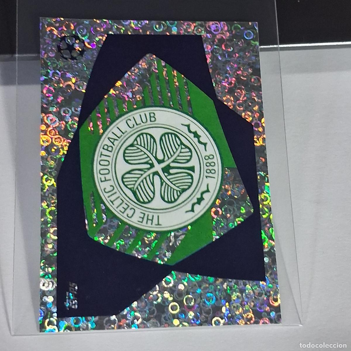 Cromos de Futebol: B65 104 ESCUDO LOGO BADGE CELTIC CHAMPIONS STICKER 2023 2024 23 24 ALBUM TOPPS LEAGUE