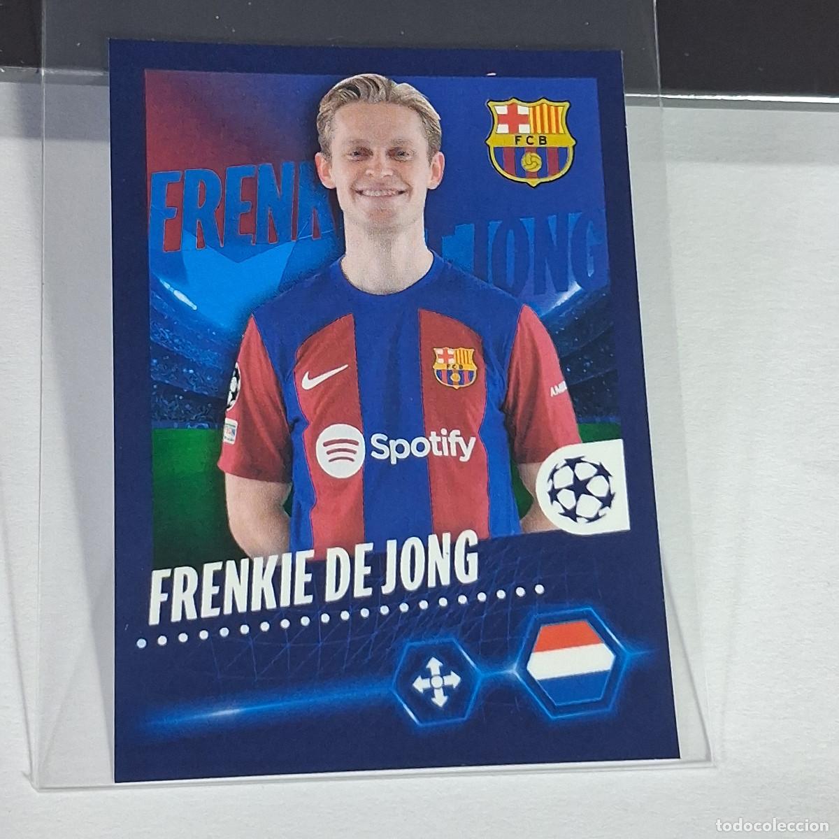 Cromos de Futebol: B65 133 FRENKIE DE JONG BARCELONA BAR&Ccedil;A CHAMPIONS STICKER 2023 2024 23 24 ALBUM TOPPS LEAGUE