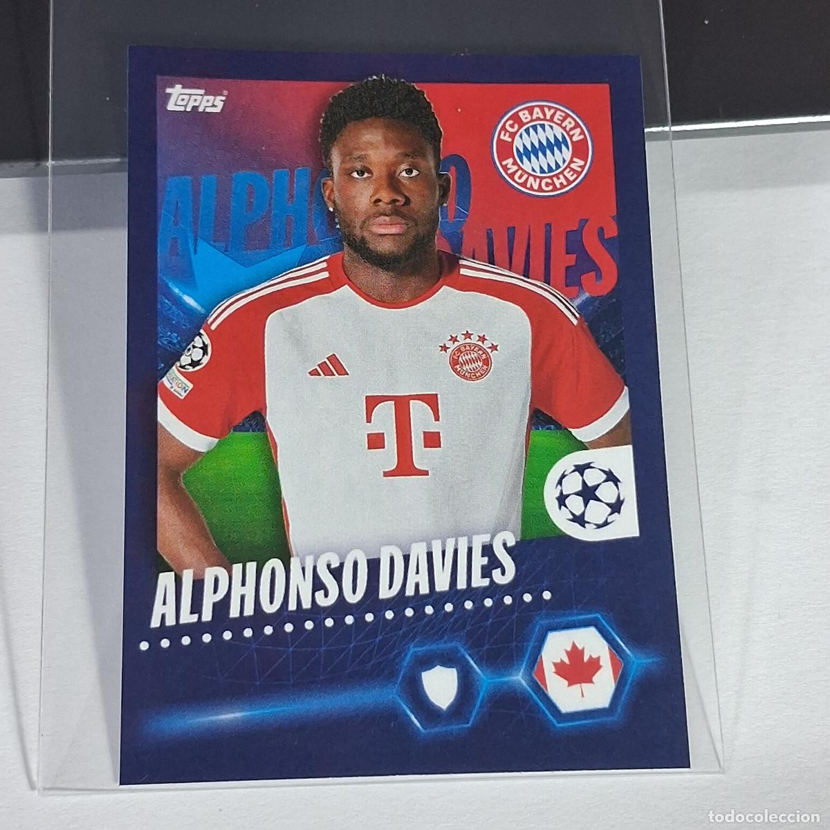 Cromos de Futebol: B65 149 ALPHONSO DAVIES BAYERN MUNICH MUNCHEN CHAMPIONS STICKER 2023 2024 23 24 ALBUM TOPPS LEAGUE