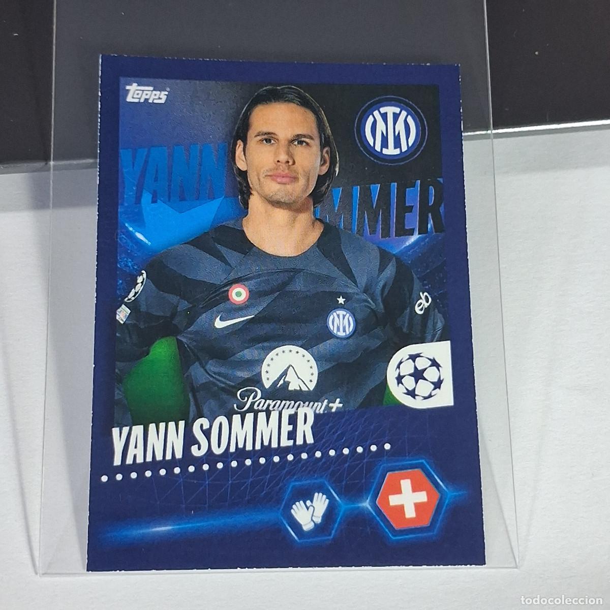 Cromos de Futebol: B65 162 YANN SOMMER INTER CHAMPIONS STICKER 2023 2024 23 24 ALBUM TOPPS LEAGUE