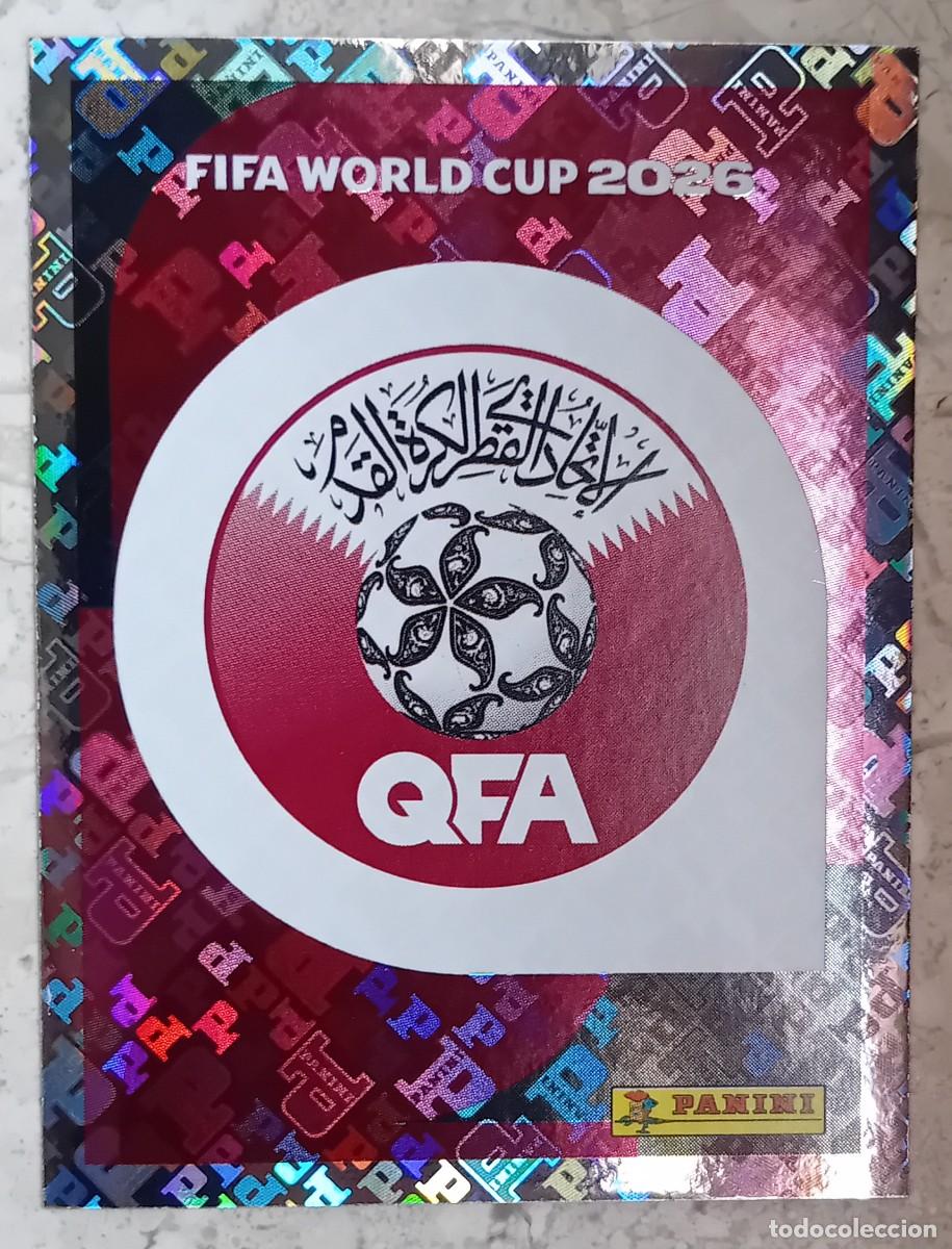 Cromos de Futebol: Figurina Panini 2026 Cromo World Cup Usa Mundial 2026 scudetto escudo badge Qatar n QAT 1