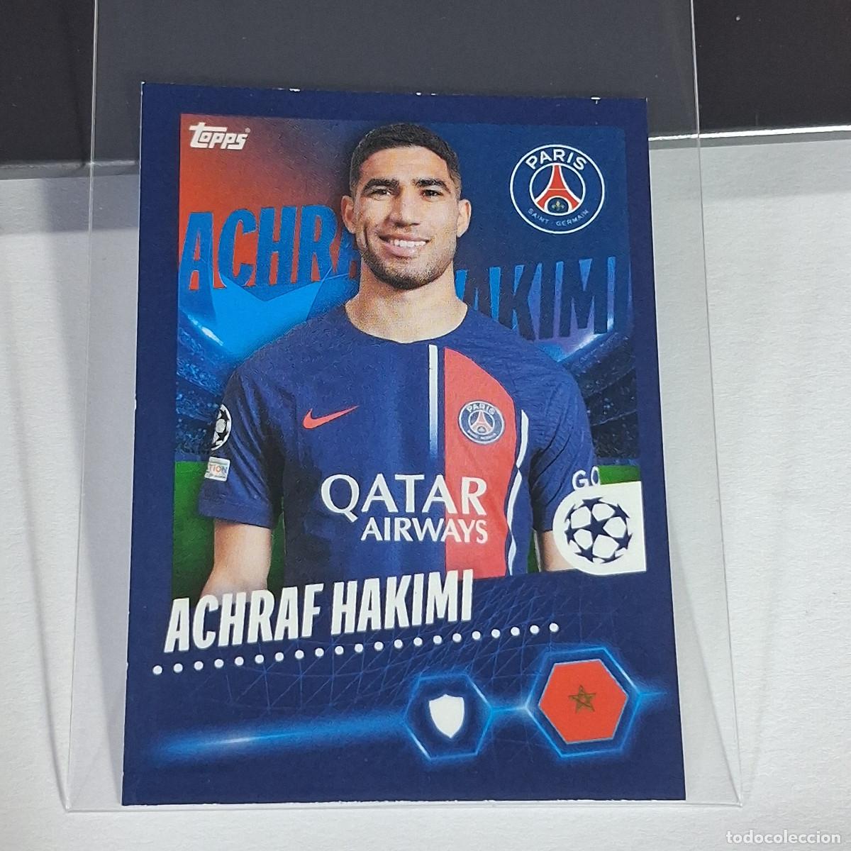 Football Stickers: B65 353 ACHRAF HAKIMI PARIS SAINT GERMAIN PSG CHAMPIONS STICKER 2023 2024 23 24 ALBUM TOPPS LEAGUE