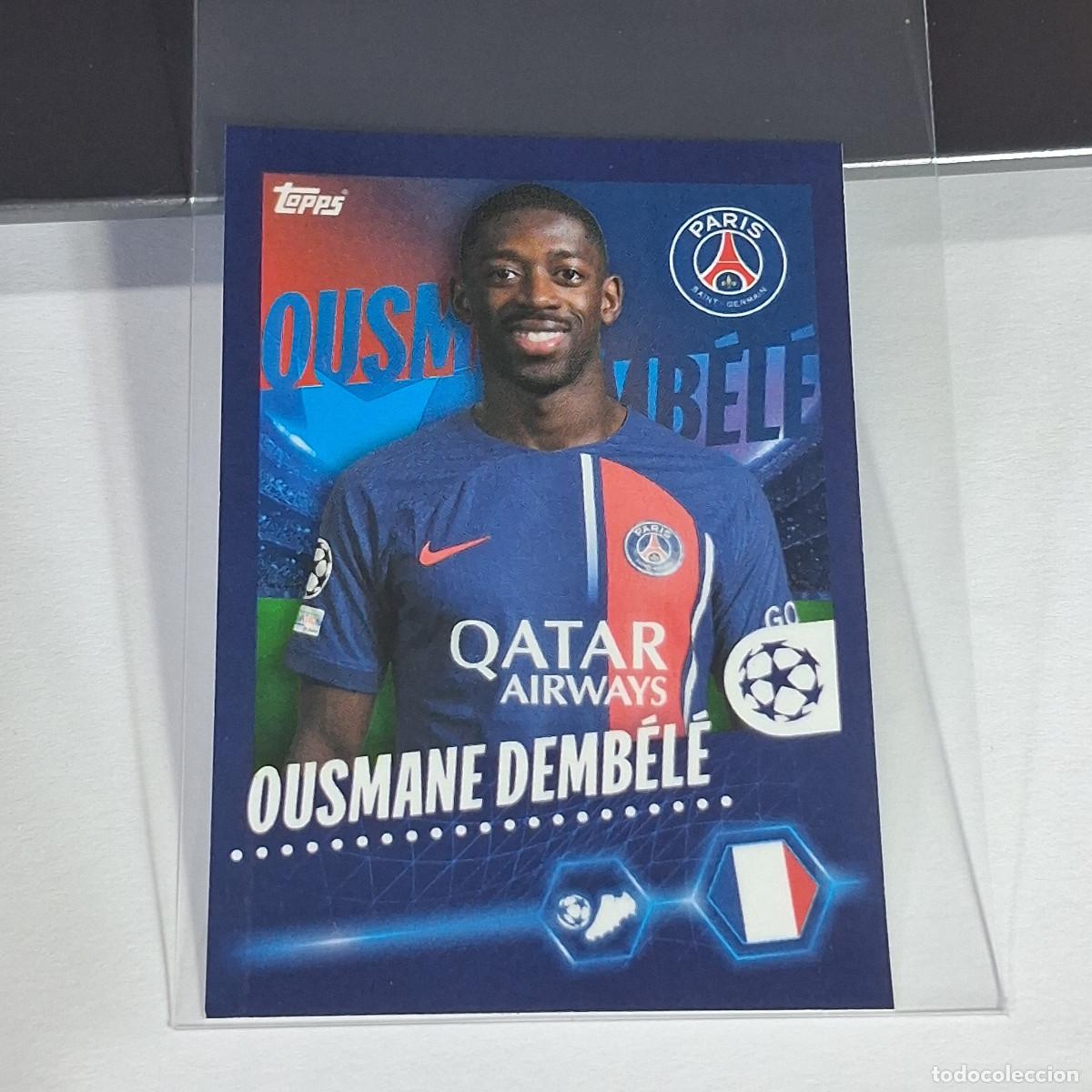 Football Stickers: B65 365 OUSMANE DEMBELE PARIS SAINT GERMAIN PSG CHAMPIONS STICKER 2023 2024 23 24 ALBUM TOPPS LEAGUE