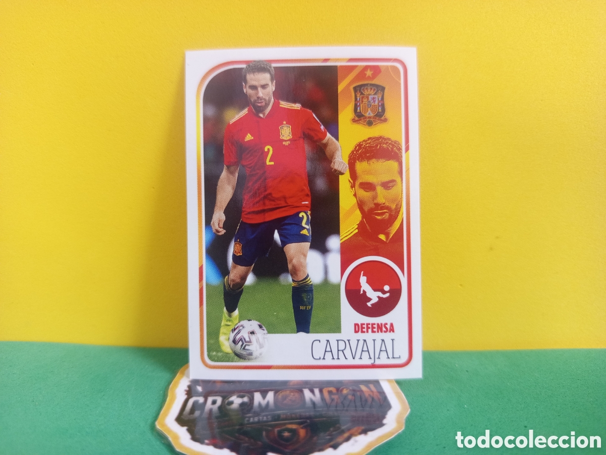 Cartes &agrave; collectionner de Football: ❇️ CROMO ⚽ CARVAJAL ESPA&Ntilde;A 21 EL &Aacute;LBUM DE LA SELECCI&Oacute;N CARREFOUR PANINI FAMILY SIN PEGAR ❇️