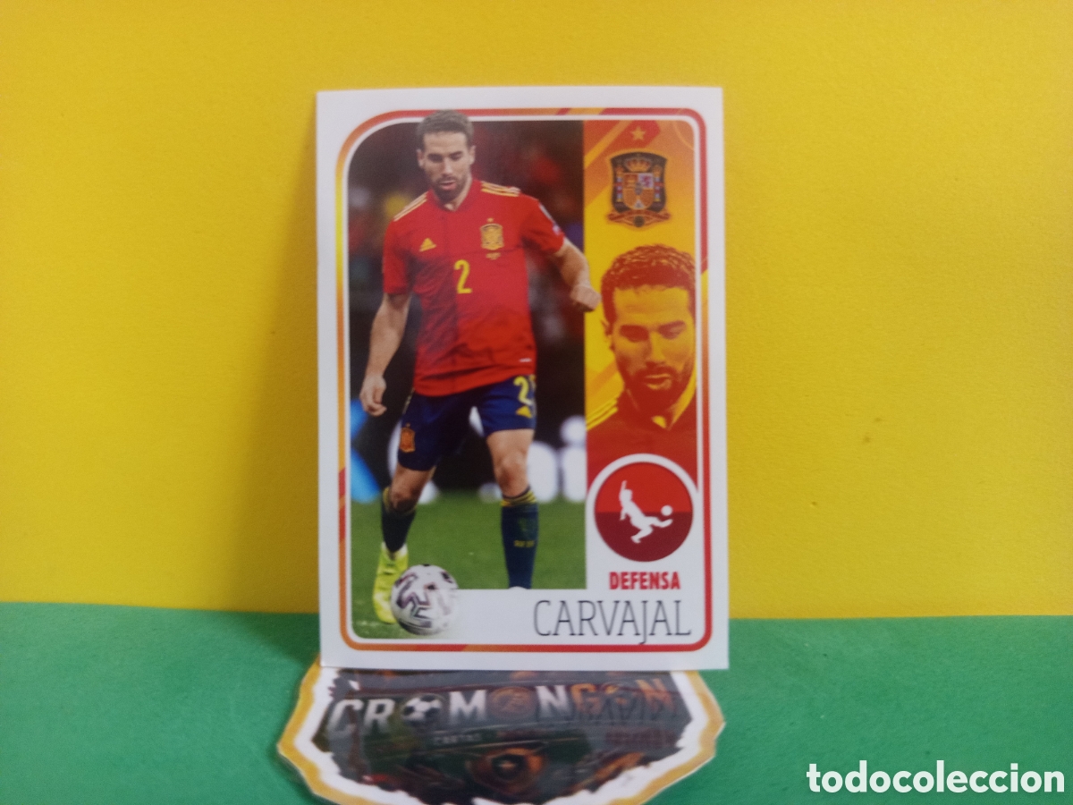 Cartes &agrave; collectionner de Football: ❇️ CROMO ⚽ CARVAJAL ESPA&Ntilde;A 21 EL &Aacute;LBUM DE LA SELECCI&Oacute;N CARREFOUR PANINI FAMILY SIN PEGAR ❇️
