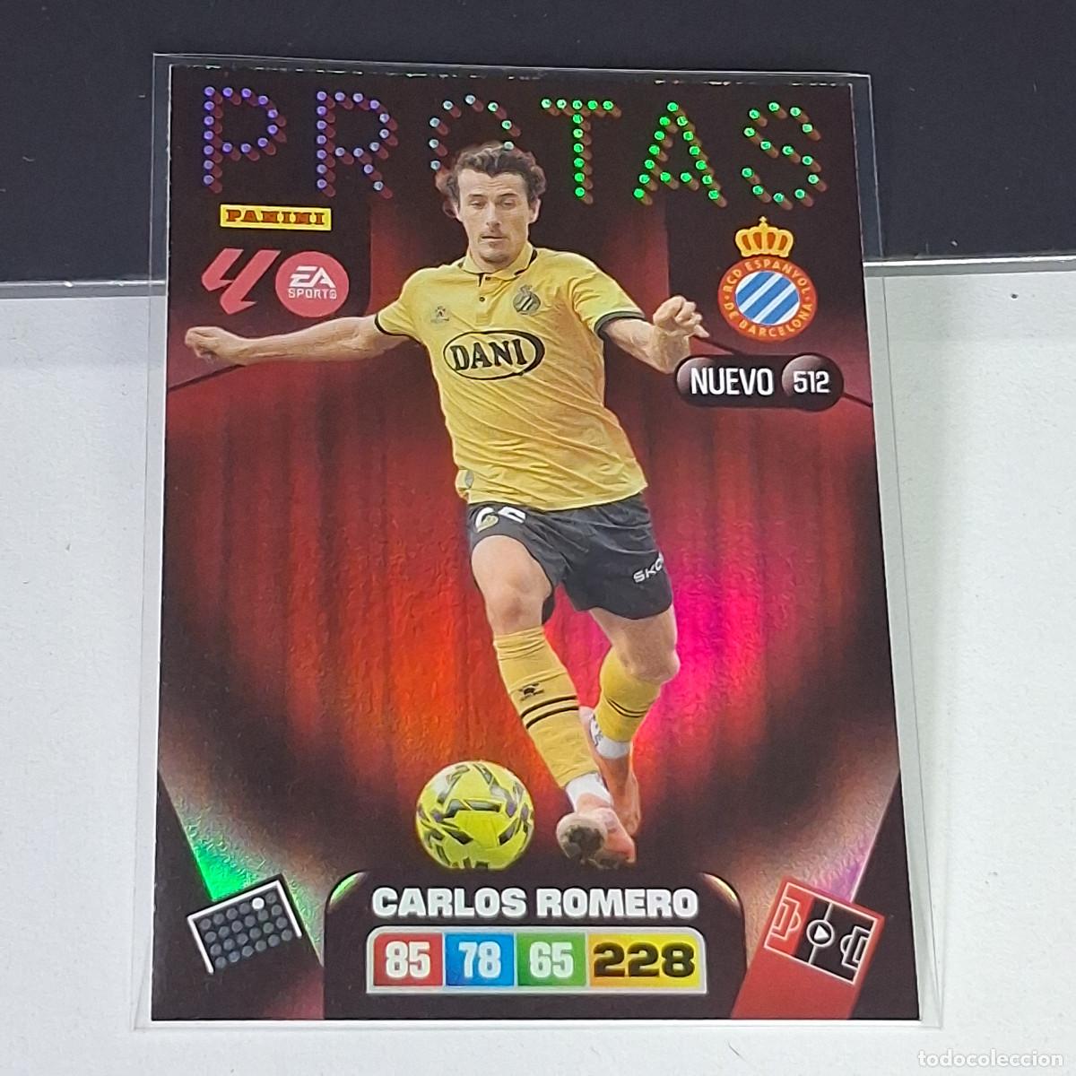 Figurine di Calcio: D1 512 (NUEVO) CARLOS ROMERO PROTAS RCD ESPANYOL PANINI LIGA ADRENALYN XL 2025 2026 25 26