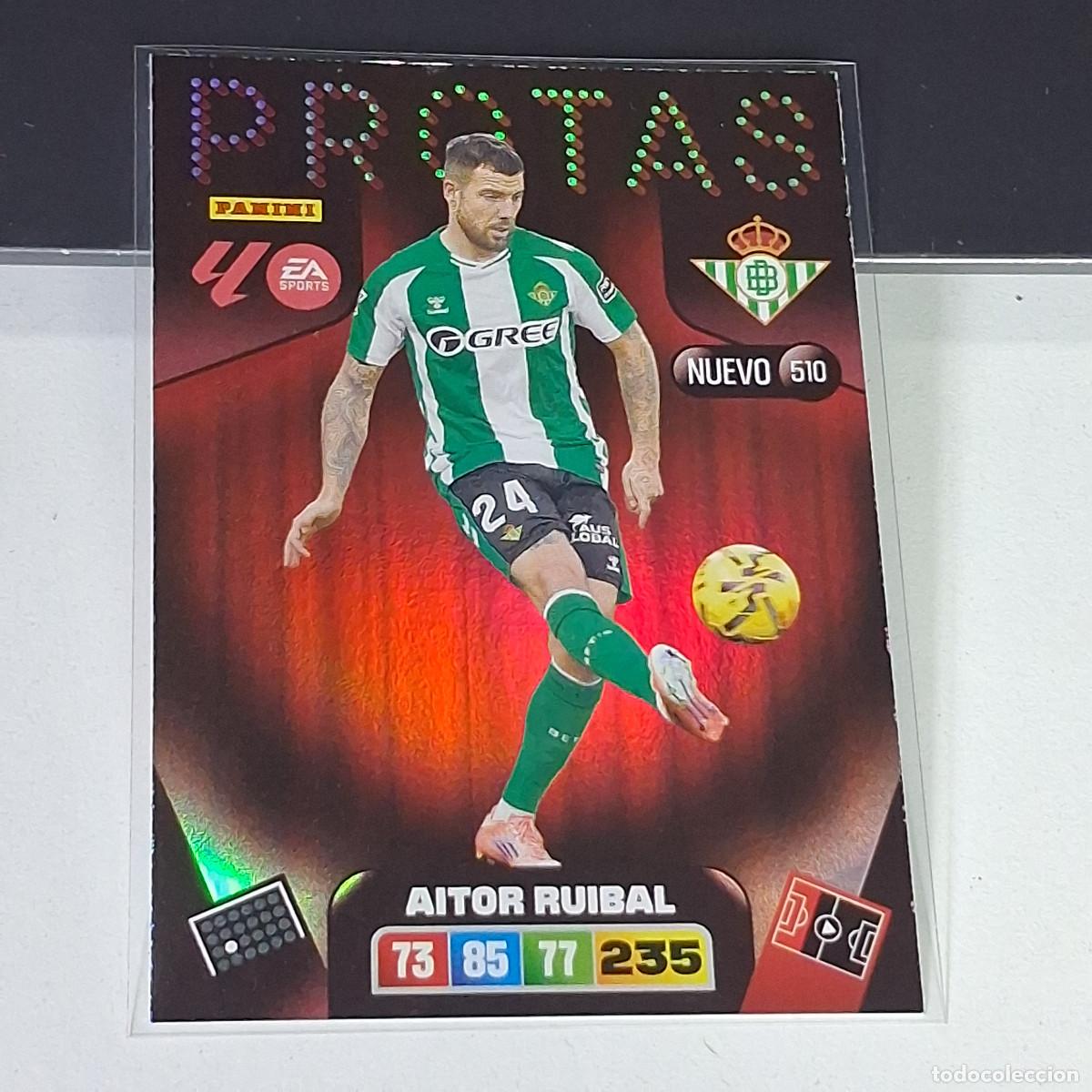 Figurine di Calcio: D1 510 AITOR RUIBAL BETIS NUEVO PROTAS PANINI LIGA ADRENALYN XL 2025 2026 25 26