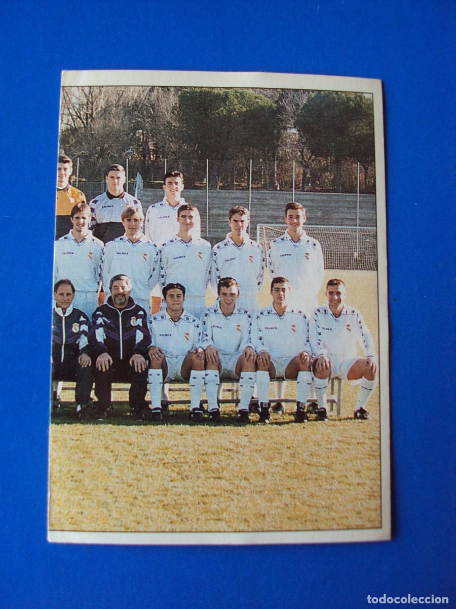 Cromos de Futebol: CROMO N&ordm; 281 REAL MADRID JUVENIL A &Aacute;LBUM COLECCI&Oacute;N REAL MADRID 95 96 1995 1996 PANINI NUNCA PEGADO