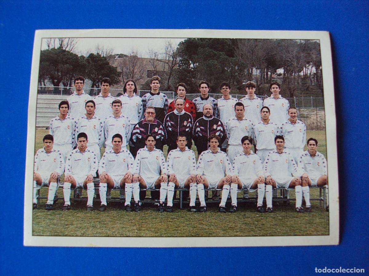 Cromos de Futebol: CROMO N&ordm; 284 REAL MADRID CADETE A &Aacute;LBUM COLECCI&Oacute;N REAL MADRID 95 96 1995 1996 PANINI NUNCA PEGADO
