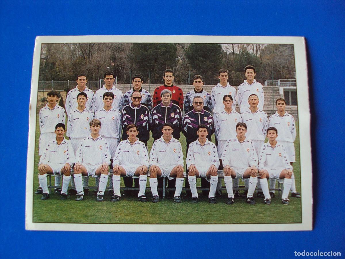 Figurine di Calcio: CROMO N&ordm; 285 REAL MADRID CADETE B &Aacute;LBUM COLECCI&Oacute;N REAL MADRID 95 96 1995 1996 PANINI NUNCA PEGADO