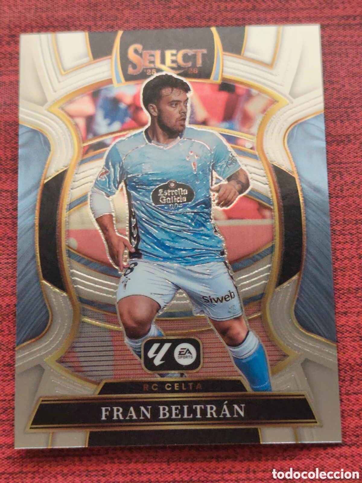 Fu&szlig;ball-Sticker: 32 FRAN BELTR&Aacute;N CELTA DE VIGO TERRACE SELECT LA LIGA SOCCER 2025 2026