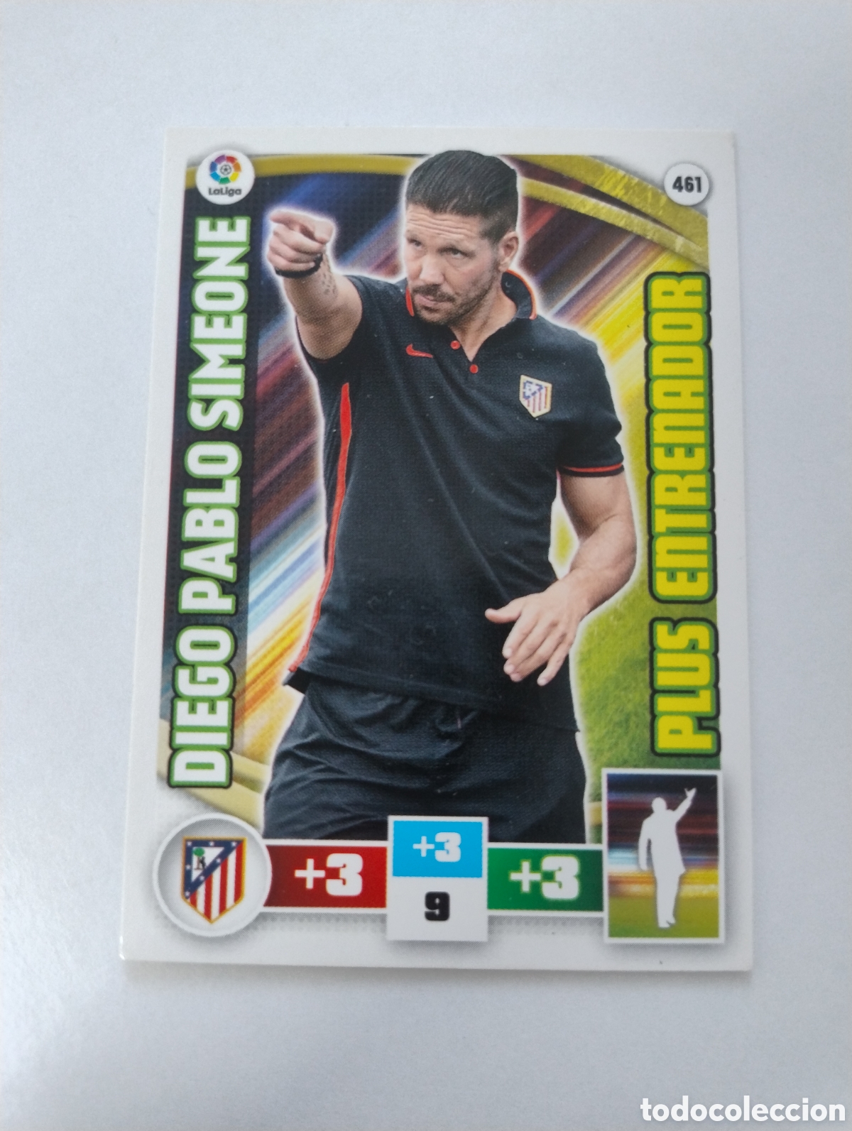Cromos de Futebol: 461 - Simeone - Adrenalyn XL 2015 - 2016 Plus Entrenador