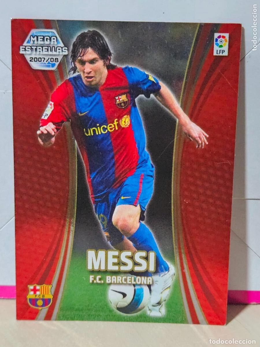 Fu&szlig;ball-Sticker: CROMO N&ordm; 387 MESSI - MEGACRACKS 2007 08 - MEGA ESTRELLAS