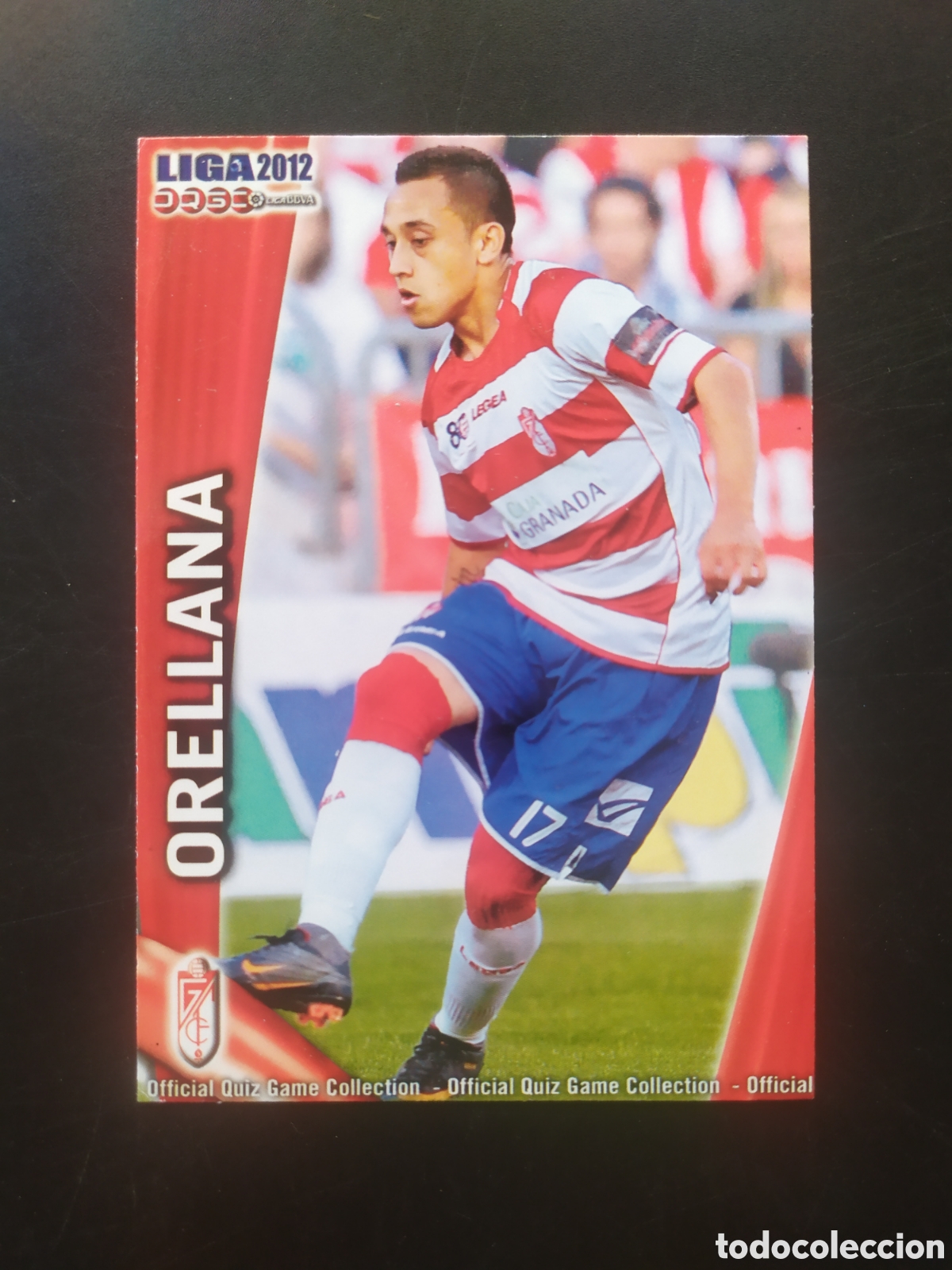 Fu&szlig;ball-Sticker: Mundicromo fichas Liga 2011 2012 11 12 Orellana corregido n&deg; 534 Granada