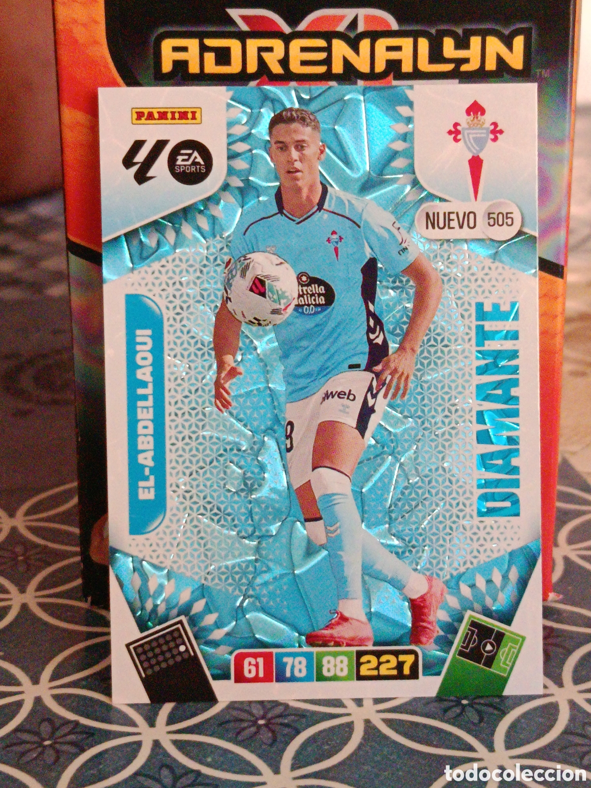 Football Stickers: EL-ABDELLAOUI CELTA DIAMANTE N&ordm; NUEVO 505 LIGA ADRENALYN 25 26 2025 2026 PANINI