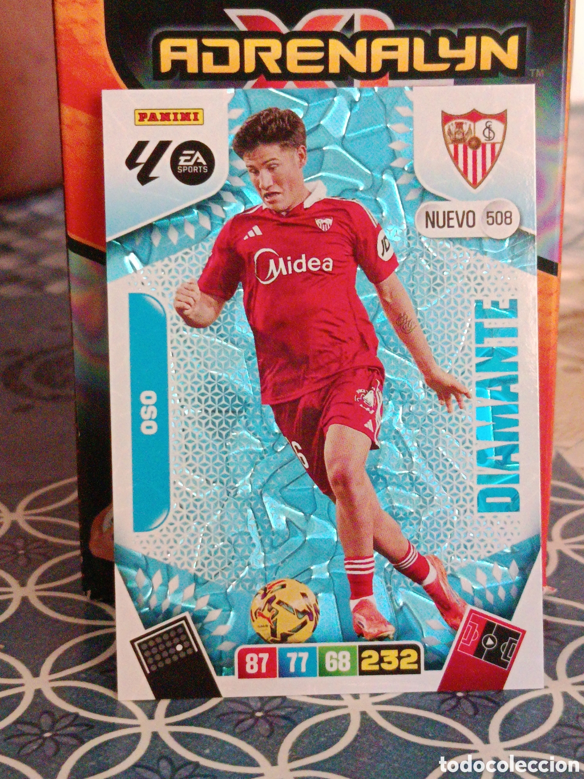Football Stickers: OSO SEVILLA DIAMANTE N&ordm; NUEVO 508 LIGA ADRENALYN 25 26 2025 2026 PANINI