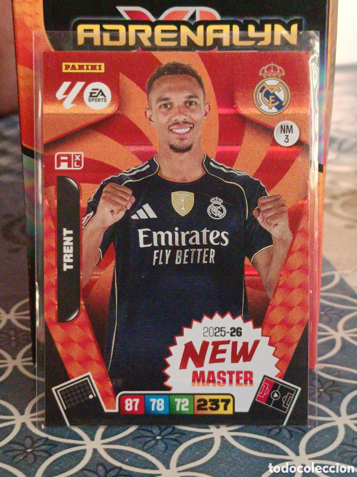 Cartes &agrave; collectionner de Football: TRENT REAL MADRID NEW MASTER N&ordm; 3 LIGA ADRENALYN 25 26 2025 2026 PANINI
