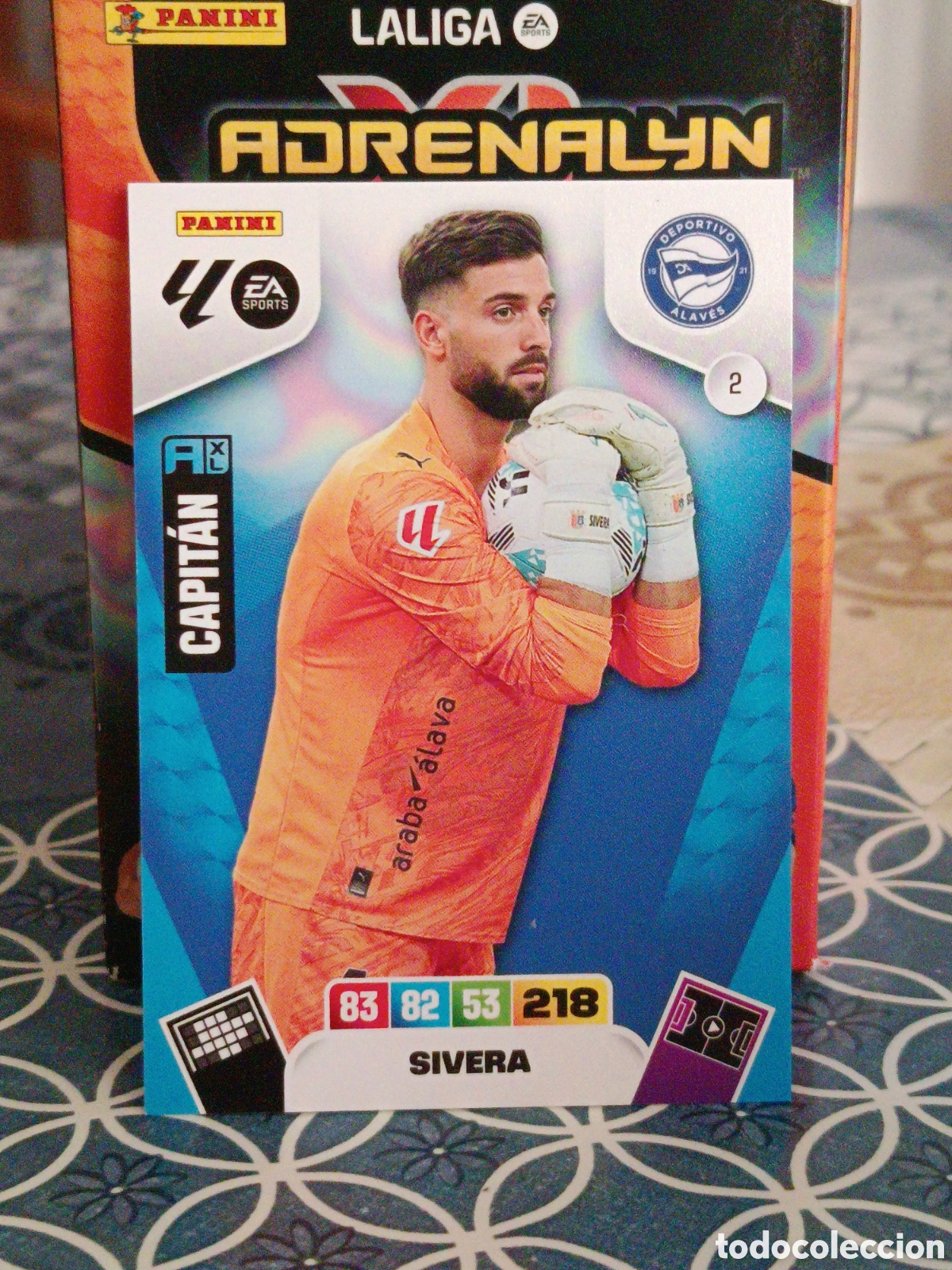 Figurine di Calcio: SIVERA DEPORTIVO ALAVES N&ordm; 2 LIGA ADRENALYN 25 26 2025 2026 PANINI