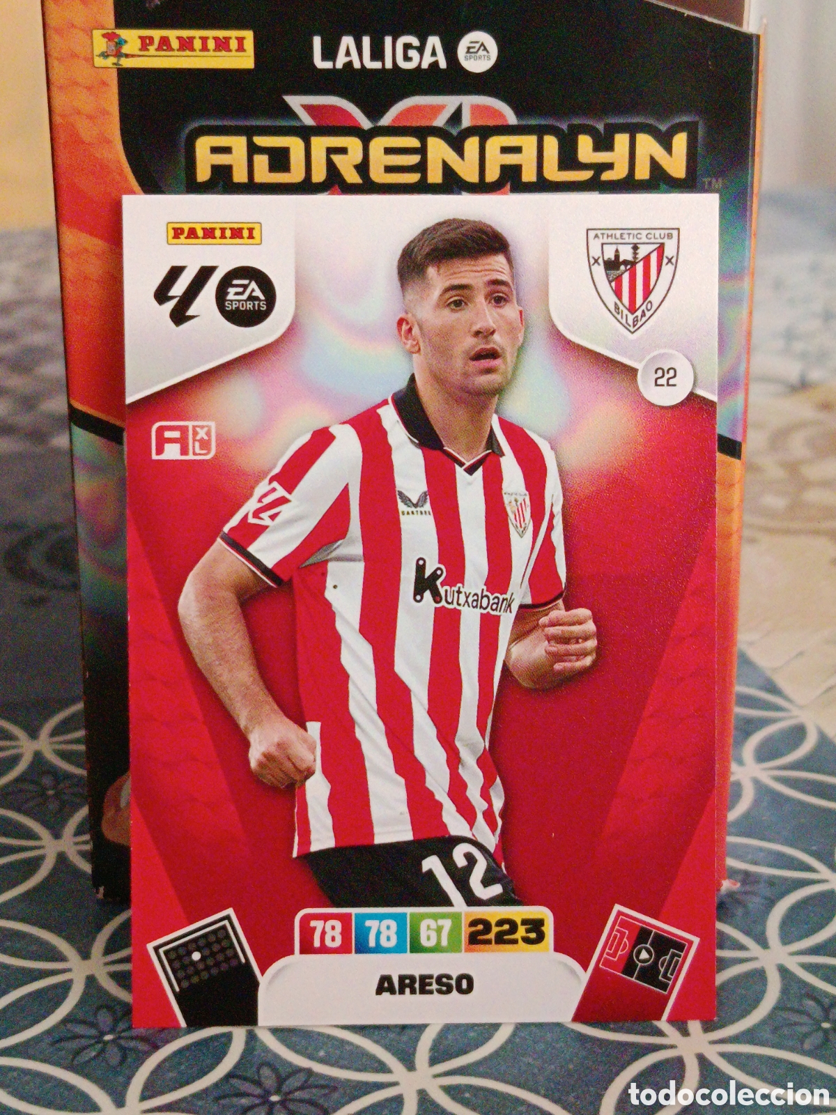 Football Stickers: ARESO ATHLETIC CLUB BILBAO N&ordm; 22 LIGA ADRENALYN 25 26 2025 2026 PANINI