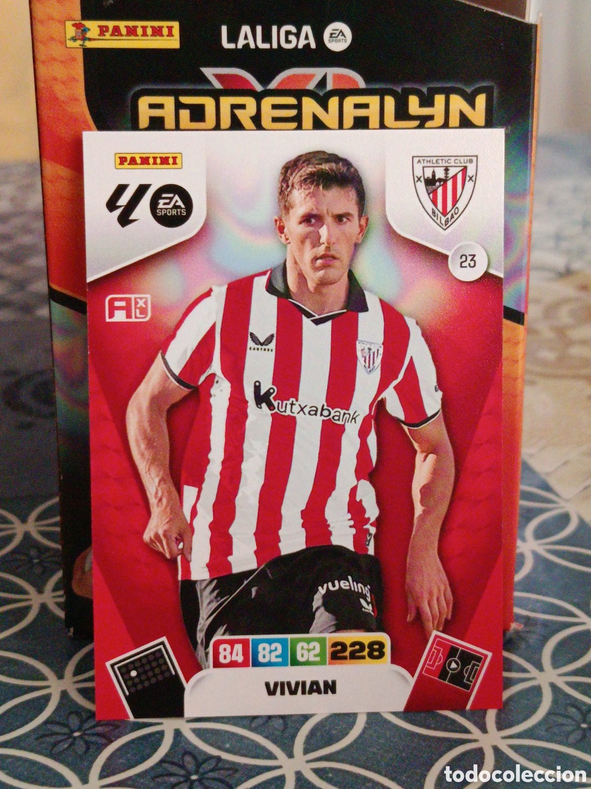 Fu&szlig;ball-Sticker: VIVIAN ATHLETIC CLUB BILBAO N&ordm; 23 LIGA ADRENALYN 25 26 2025 2026 PANINI