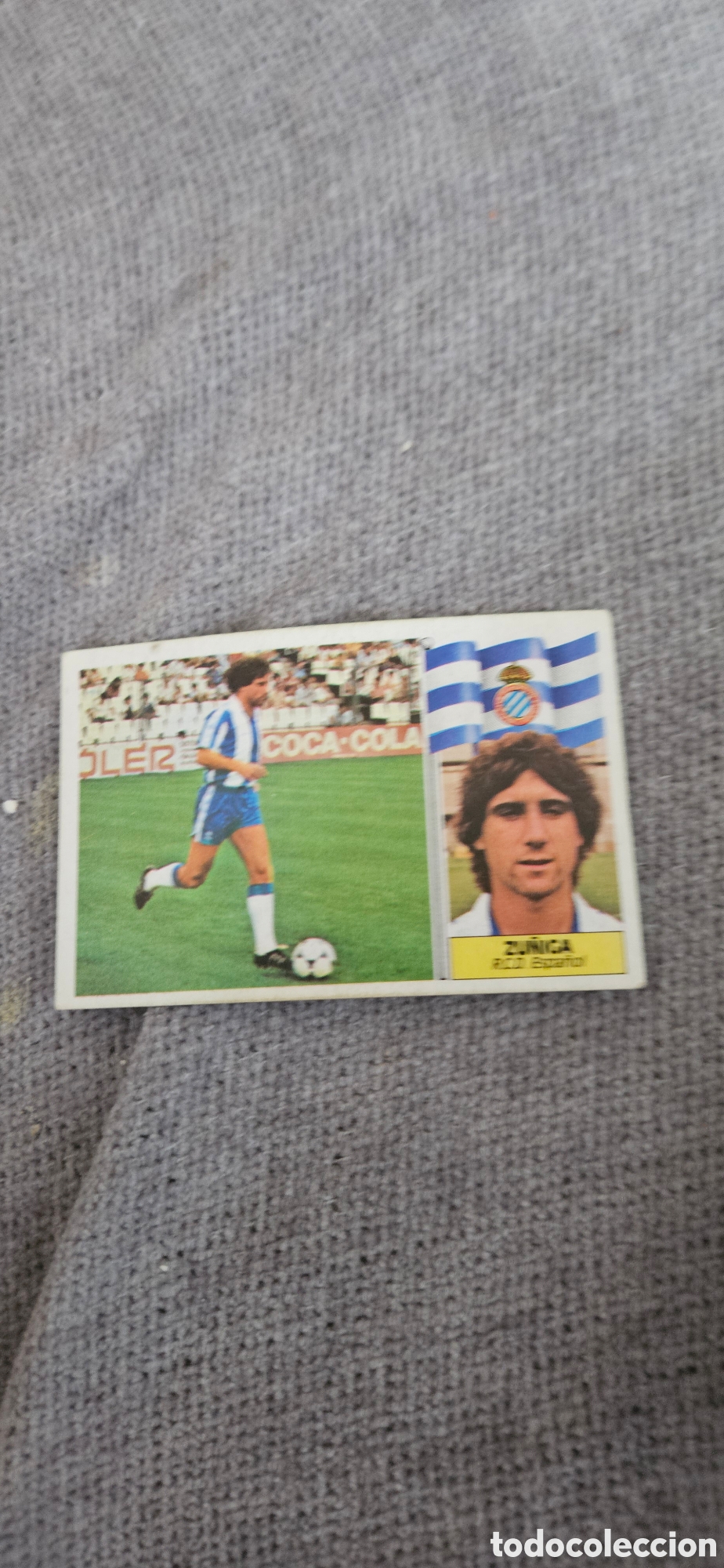 Figurine di Calcio: Zu&ntilde;iga espa&ntilde;ol este 1986 1987 86 87 sin pegar