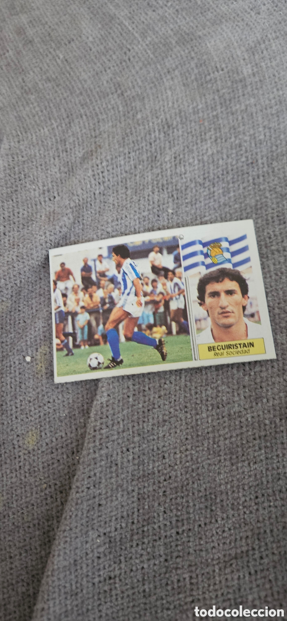 Figurine di Calcio: Beguiristain real sociedad este 1986 1987 86 87 sin pegar